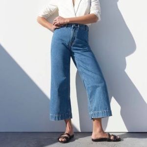 Everlane The Edition 02 Wideleg Ankle Jeans. Size 28